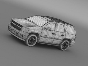 chevrolet tahoe ltz 2007 3D Model