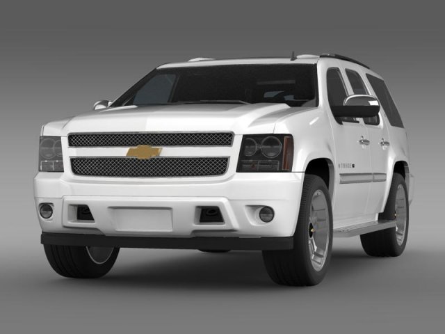 chevrolet tahoe xfe 2008 3D Model .c4d .max .obj .3ds .fbx .stl .blend 