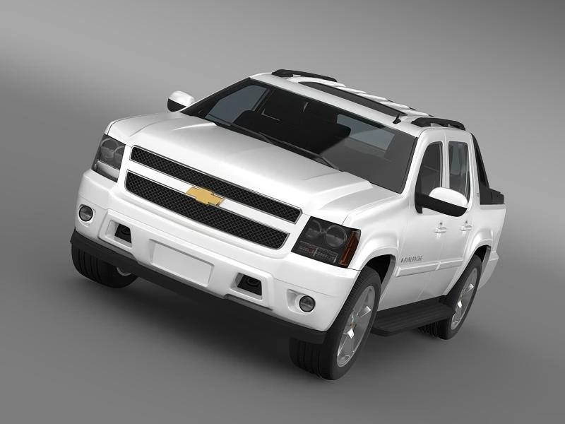 chevrolet avalanche ltz 3D Model .c4d .max .obj .3ds .fbx .stl .blend 