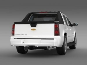 chevrolet avalanche ltz Modelo 3D