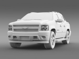 chevrolet avalanche ltz Modelo 3D