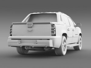 chevrolet avalanche ltz Modelo 3D