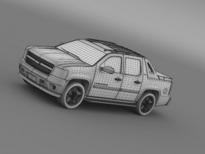 chevrolet avalanche ltz Modelo 3D