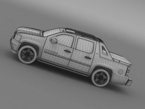 chevrolet avalanche ltz 3D Model