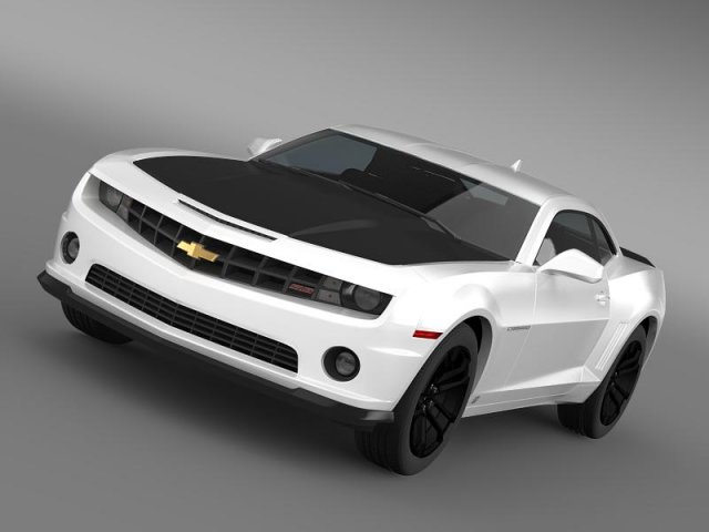 chevrolet camaro 1le 2013 Modello 3D .c4d .max .obj .3ds .fbx .stl .blend 