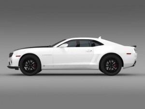 chevrolet camaro 1le 2013 Modello 3D