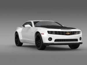 chevrolet camaro 1le 2013 Modello 3D