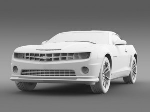 chevrolet camaro 1le 2013 Modello 3D