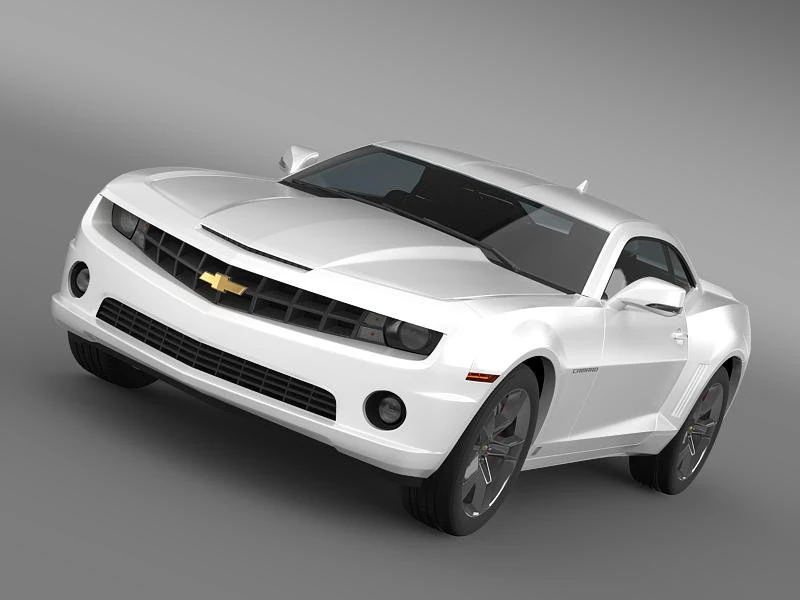 chevrolet camaro euversion 2012 3D Model .c4d .max .obj .3ds .fbx .stl .blend 