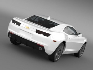 chevrolet camaro euversion 2012 3D 모델