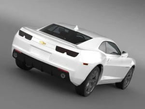 chevrolet camaro euversion 2012 3D Model
