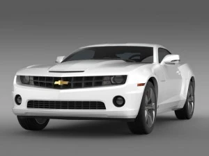 chevrolet camaro euversion 2012 3D Model