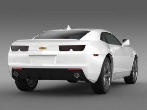 chevrolet camaro euversion 2012 3D 모델