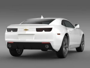chevrolet camaro euversion 2012 3D Model