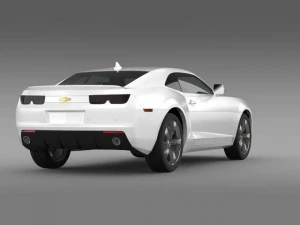 chevrolet camaro euversion 2012 3D Model