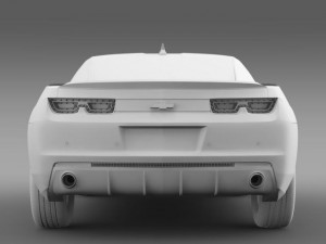 chevrolet camaro euversion 2012 3D 모델