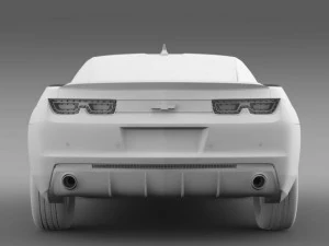 chevrolet camaro euversion 2012 3D Model