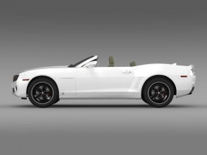 chevrolet camaro euversion 2012 convertible 3D Model