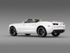 chevrolet camaro euversion 2012 convertible 3D Model