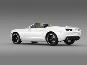 chevrolet camaro euversion 2012 convertible 3D Model