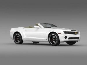 chevrolet camaro euversion 2012 convertible 3D Model