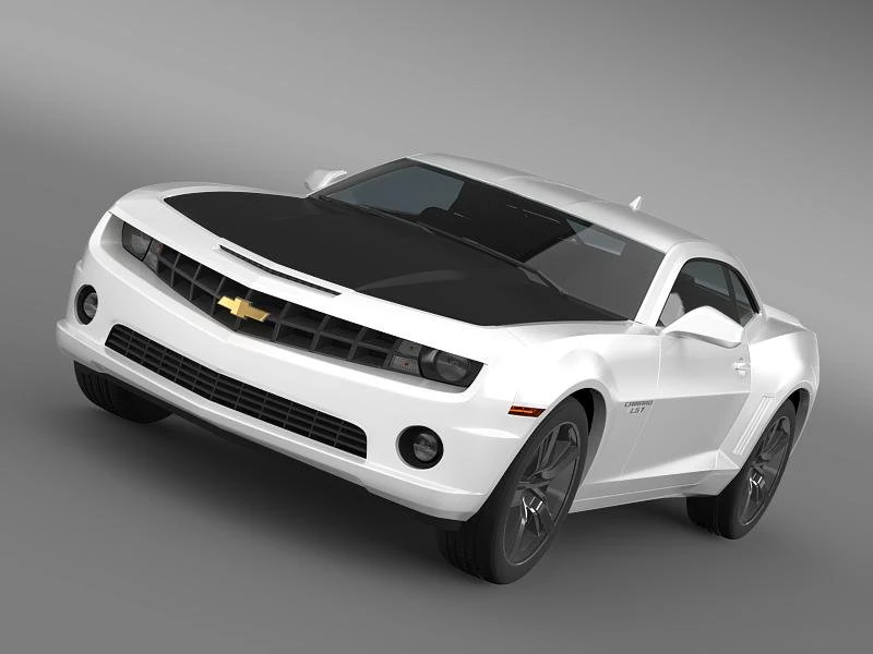 chevrolet camaro ls7 2008 3D Model .c4d .max .obj .3ds .fbx .stl .blend