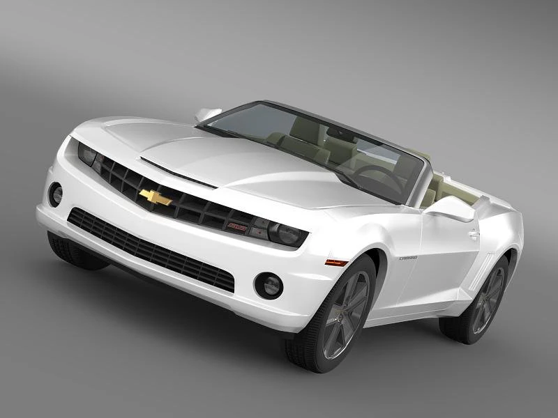 chevrolet camaro neimanmarcus convertible 2011 3D Model .c4d .max .obj .3ds .fbx .stl .blend 