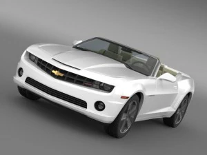 chevrolet camaro neimanmarcus convertible 2011 Model 3D