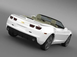 chevrolet camaro neimanmarcus convertible 2011 3D Model