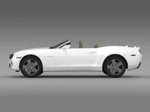 chevrolet camaro neimanmarcus convertible 2011 3D Model