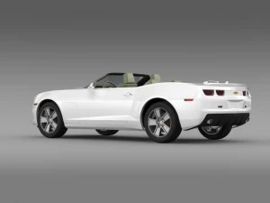 chevrolet camaro neimanmarcus convertible 2011 3D Model