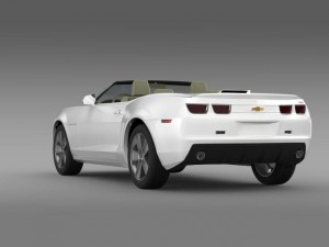 chevrolet camaro neimanmarcus convertible 2011 Modèle 3D