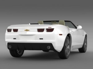 chevrolet camaro neimanmarcus convertible 2011 Modèle 3D