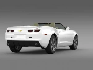 chevrolet camaro neimanmarcus convertible 2011 3D Model