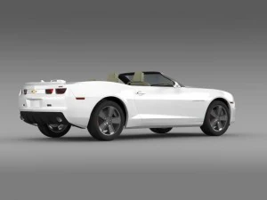 chevrolet camaro neimanmarcus convertible 2011 3D Model