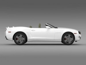 chevrolet camaro neimanmarcus convertible 2011 Modèle 3D