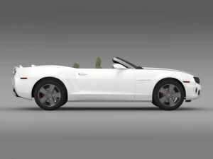 chevrolet camaro neimanmarcus convertible 2011 3D Model
