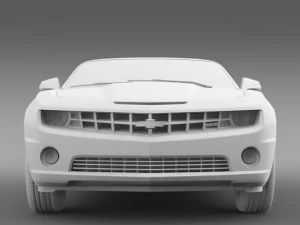 chevrolet camaro neimanmarcus convertible 2011 3D Model