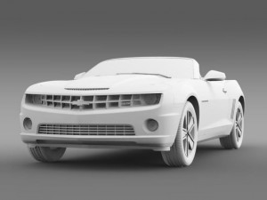 chevrolet camaro neimanmarcus convertible 2011 Modèle 3D
