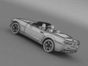 chevrolet camaro neimanmarcus convertible 2011 3D Model