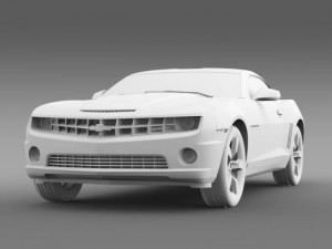 chevrolet camaro ss 2010 3D Model