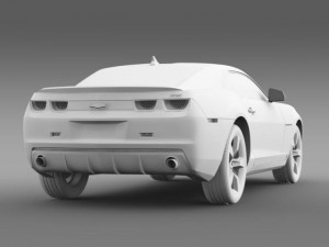 chevrolet camaro ss 2010 3D Model