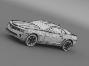 chevrolet camaro ss 2010 3D Model