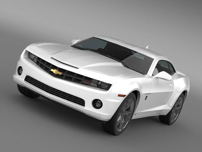chevrolet camaro transformer 3D Model .c4d .max .obj .3ds .fbx .stl .blend