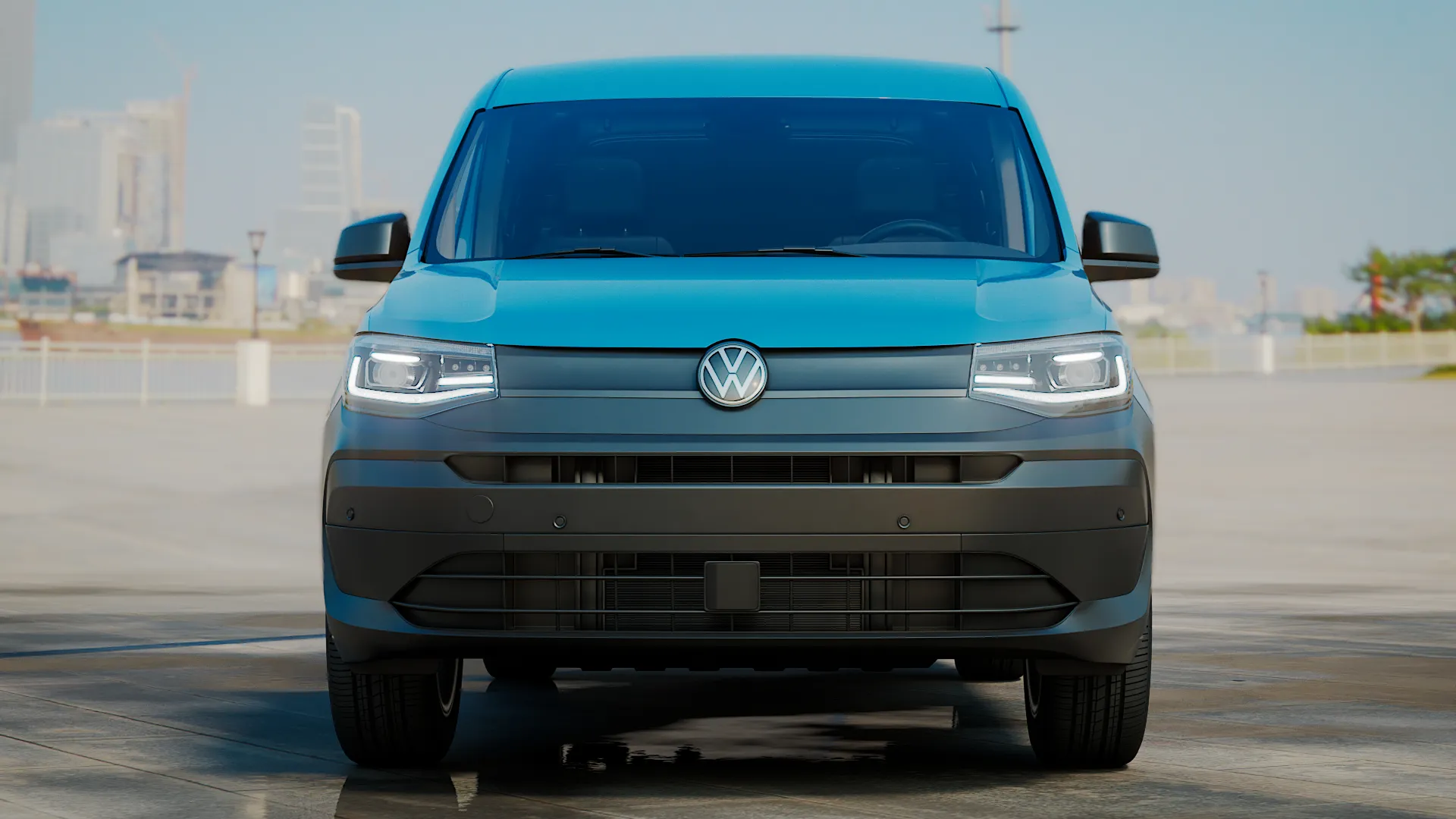 VW Caddy Cargo LWB 2027 3D Model .c4d .max .obj .3ds .fbx .stl .blend 
