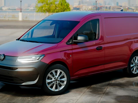 VW Caddy Cargo LWB Hybrid2027 3D Model