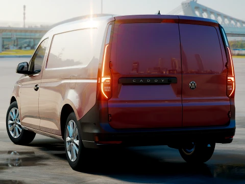 VW Caddy Cargo LWB Hybrid2027 3D Model
