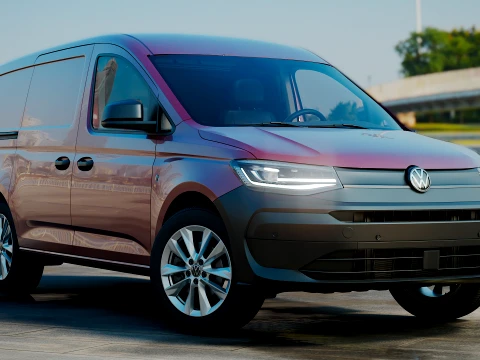 VW Caddy Cargo LWB Hybrid2027 3D Model