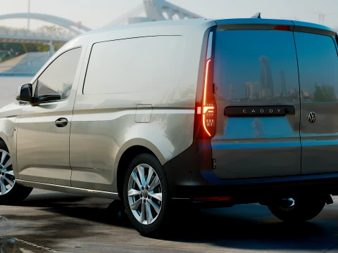 VW Caddy Cargo SWB Hybrid 2027 3D Model