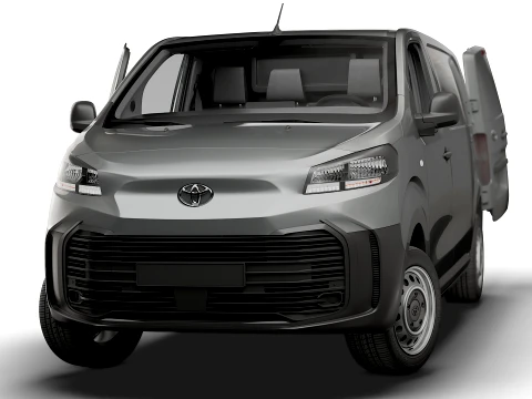 Toyota Proace Manual Van L2 HQInt 2027 3D Model